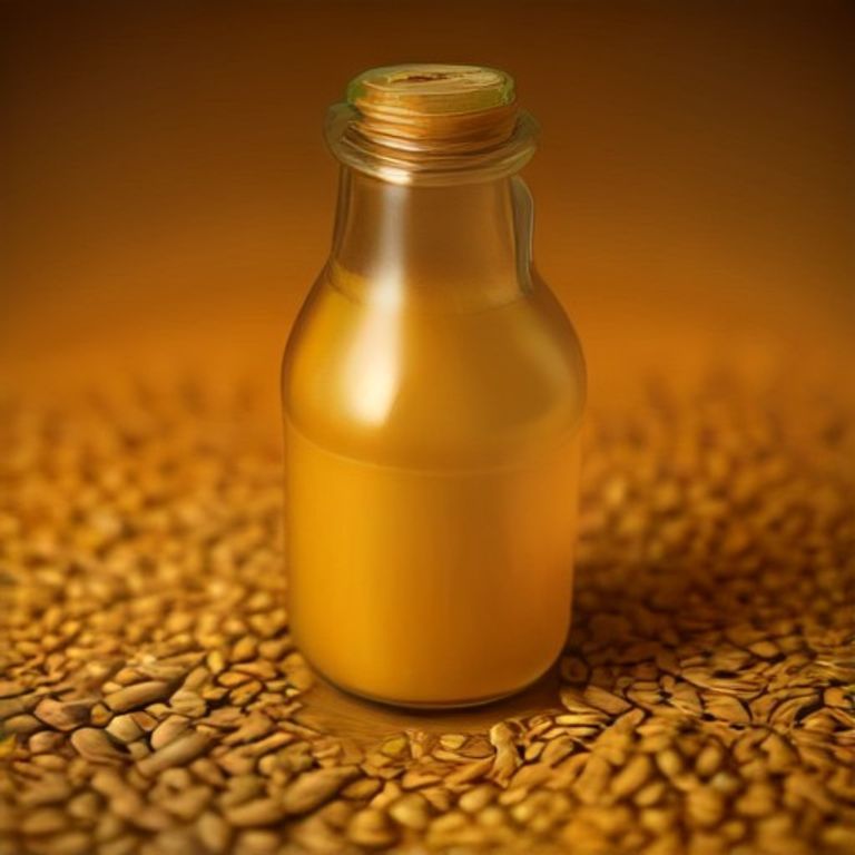 Cold-Pressed Sunflower Oil — close-up detail